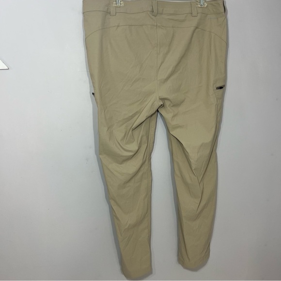 Eddie Bauer Tan Outdoor Pants First Ascent Hiking GORPcore Activewear Cargo - Picture 9 of 16